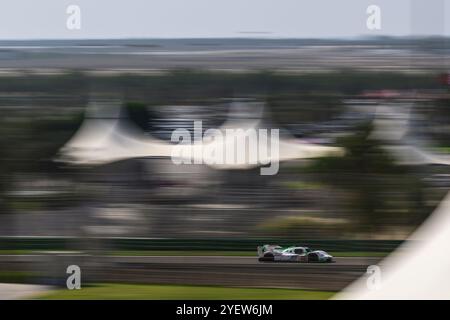 Sakhir, Bahreïn. 1er novembre 2024. Proton compétition No.99 Hypercar - Porsche 963, Harry Tincknell (GBR), Neel Jani (CHE), Julien Andlauer (FRA) pendant P3. Ahmad Al Shehab/Alamy Live News. Banque D'Images