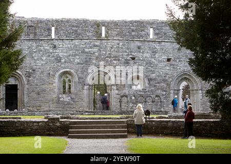 Intérieur de l'abbaye de cong Cong, comté de Mayo, république d'irlande Banque D'Images