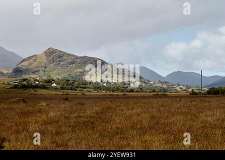 vallée de la maam vallée glaciaire dans le pays de joyce, comté de galway, république d'irlande Banque D'Images