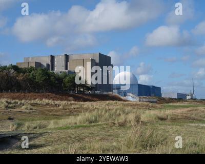 Centrale nucléaire de Sizewell C Leiston East Suffolk Banque D'Images