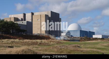 Centrale nucléaire de Sizewell C Leiston East Suffolk Banque D'Images