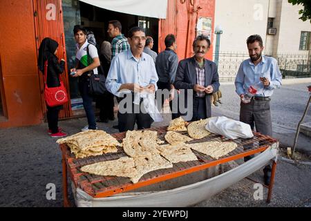 Iran. Shiraz. Boulangerie Banque D'Images