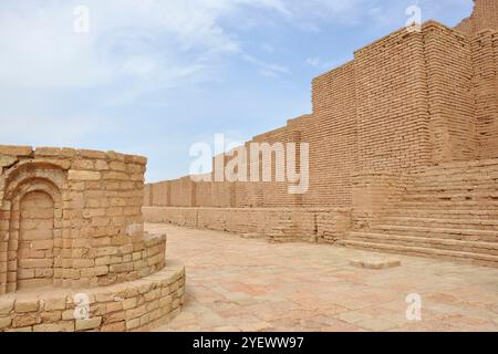 Iran. Région du Khuzestan. Ahwaz. Choga Zanbil Zigurrat Banque D'Images