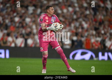 BUENOS AIRES, ARGENTINE - OCTOBRE 29 : Franco Armani de River plate lors de la Copa CONMEBOL Libertadores 2024 demi-finale match de deuxième manche entre River Banque D'Images