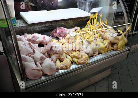 Berühmte Markthalle Mercato di San Benedetto in Cagliari auf Sardinien, *** célèbre marché Mercato di San Benedetto in Cagliari, Sardaigne, Banque D'Images