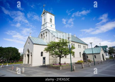 Église de la cathédrale de Reykjavík, Islande Banque D'Images