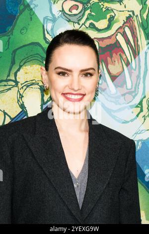 Londres, Royaume-Uni. 1er novembre 2024. Daisy Ridley photographiée lors de la première britannique de Magpie lors du Frightfest Halloween 2024 . Photo de Julie Edwards./Alamy Live News Banque D'Images