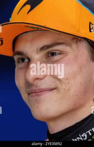 Interlagos, Brasilien. 08 juin 2024. 1er novembre 2024, Autodromo Jose Carlos Pace, Interlagos, FORMULE 1 LENOVO GRANDE PREMIO DE SAO PAULO 2024, sur la photo Oscar Piastri (AUS), McLaren F1 Team Credit : dpa/Alamy Live News Credit : dpa Picture alliance/Alamy Live News Banque D'Images