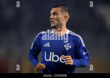 Côme, Italie. 31 octobre 2024. Gabriel Strefezza de Como 1907 lors du match de Serie A au Stadio Giuseppe Sinigaglia, Côme. Le crédit photo devrait se lire : Jonathan Moscrop/Sportimage crédit : Sportimage Ltd/Alamy Live News Banque D'Images