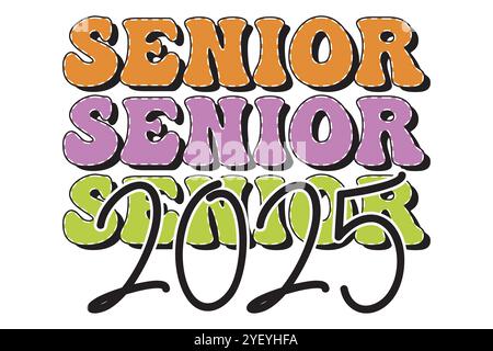 Maillots senior 2025 Illustration de Vecteur