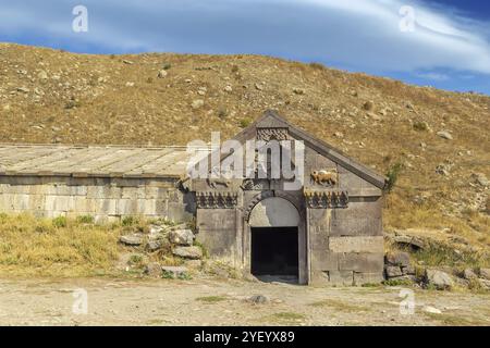 Le Caravanserai d'Orbelian est un Caravanserai situé dans la province de Vayots Dzor en Arménie Banque D'Images