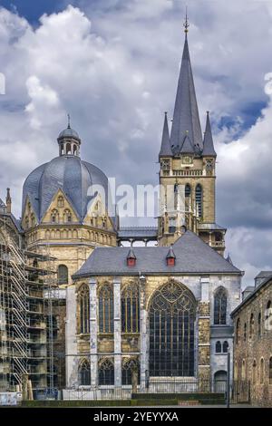 La cathédrale d'Aix-la-Chapelle est une église catholique romaine située à Aix-la-Chapelle, en Allemagne, en Europe Banque D'Images