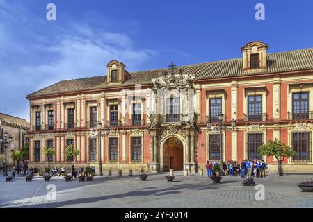 Palais de l'archevêque (Palacio Arzobispal) est un palais situé à Séville, en Espagne, en Europe Banque D'Images