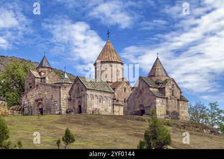 Goshavank est un monastère arménien du XIIe ou XIIIe siècle situé dans le village de Gosh, en Arménie, en Asie Banque D'Images