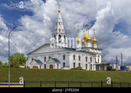 Temple de l'icône de la mère de Dieu du signe sur Bor, Bor, Russie, Europe Banque D'Images