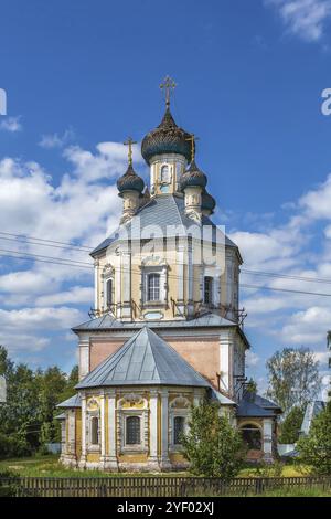 Église de Transfiguration dans le village de Rogozha, région de Tver., Russie, Europe Banque D'Images