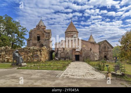 Goshavank est un monastère arménien du XIIe ou XIIIe siècle situé dans le village de Gosh, en Arménie, en Asie Banque D'Images