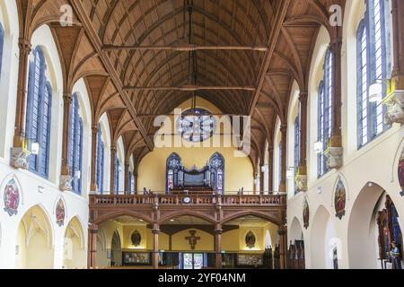 St. Marie de l'église des Anges, Dublin, Irlande. Intérieur Banque D'Images