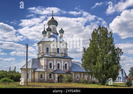 Église de Transfiguration dans le village de Rogozha, région de Tver., Russie, Europe Banque D'Images