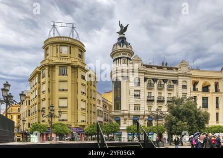 Plaza de las Tendillas est la place touristique principale de Cordoue, Espagne, Europe Banque D'Images