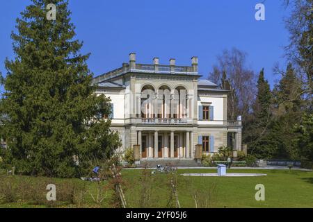 Bâtiments de Wesendonck Villa dans Rieter Park à Zurich, Suisse, Europe Banque D'Images