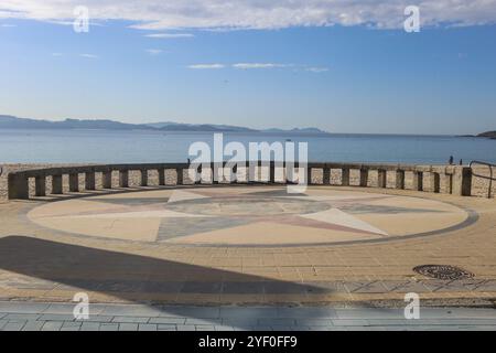 Sanxenxo, Espagne, 02 novembre 2024 : le Miradoiro de Silgar pendant la vie quotidienne à Sanxeno, le 02 novembre 2024, à Sanxenxo, Espagne. Crédit : Alberto Brevers / Alamy Live News. Banque D'Images