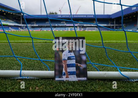 2 novembre 2024 ; stade Loftus Road, Shepherds Bush, West London, Angleterre; EFL Championship Football, Queens Park Rangers versus Sunderland ; programme de la journée dans le net Banque D'Images