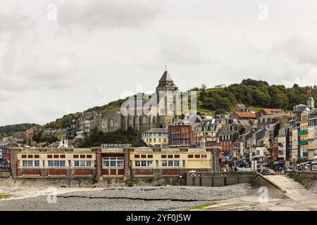 Le Treport, Normandie, France Banque D'Images