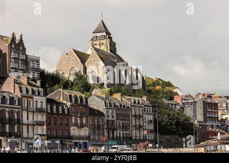 Le Treport, Normandie, France Banque D'Images