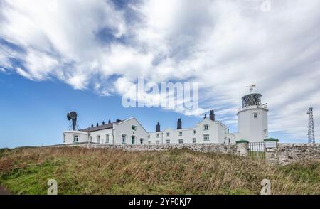 Le phare et le centre du patrimoine de Lizard point, Cornwall, Royaume-Uni, le 21 octobre 2024 Banque D'Images