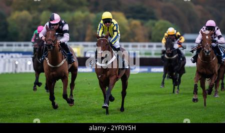 Ascot, Royaume-Uni, samedi 2 novembre 2024 ; notre championne et jockey Freddie Gordon remportent le Lavazza handicap Hurdle pour l’entraîneur Chris Gordon et les propriétaires Pearson, Jenner, Hawkings, Dunford & Harding. Crédit JTW Equine images / Alamy Live News. Banque D'Images