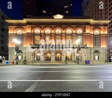 L'Academy of Music, un opéra et une salle de concert sur Broad Street à Philadelphie, est le plus ancien opéra des États-Unis. Banque D'Images