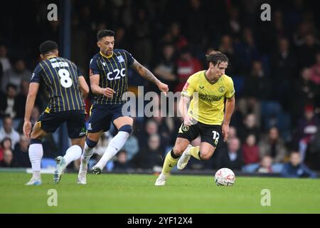 Southend, Angleterre. 2 Nov 2024. Terry Taylor et Macauley bonne lors de la première manche de la Coupe FA Emirates entre Southend United et Charlton Athletic à Roots Hall, Southend. Kyle Andrews/Alamy Live News. Banque D'Images