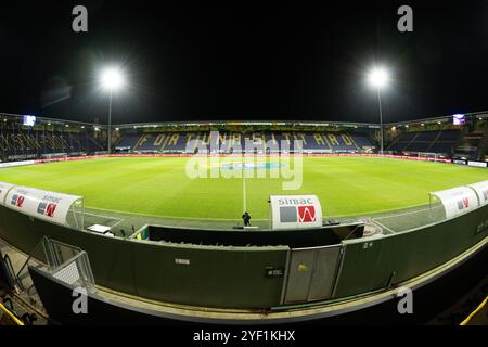 Sittard, pays-Bas. 02 novembre 2024. SITTARD, 02-11-2024, Fortuna Sittard Stadium, Eredivisie néerlandaise, saison de football 2024/2025. Fortuna Sittard - SC Heerenveen. Stade avant le match Fortuna Sittard - SC Heerenveen crédit : Pro Shots/Alamy Live News Banque D'Images