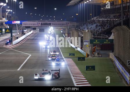 Lors des 8 heures de Bahreïn 2024, 8ème manche du Championnat du monde d'Endurance FIA 2024, du 31 octobre au 2 novembre 2024 sur le circuit international de Bahreïn à Sakhir, Bahreïn Banque D'Images