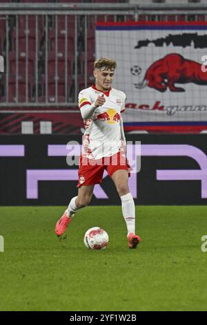 Salzbourg, Autriche. 02 novembre 2024. SALZBOURG, AUTRICHE - 2 NOVEMBRE : Bobby Clark de Salzbourg lors du match de l'Admiral Bundesliga entre le FC Red Bull Salzburg et le GAK 1902 au Red Bull Arena le 2 novembre 2024 à Salzbourg, Autriche. 241102 SEPA 26 032 - 20241102 PD9684 crédit : APA-PictureDesk/Alamy Live News Banque D'Images
