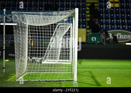 Sittard, pays-Bas. 02 novembre 2024. SITTARD, 02-11-2024, Fortuna Sittard Stadium, Eredivisie néerlandaise, saison de football 2024/2025. Fortuna Sittard - SC Heerenveen. But vide avant le match Fortuna Sittard - Heerenveen. Crédit : Pro Shots/Alamy Live News Banque D'Images