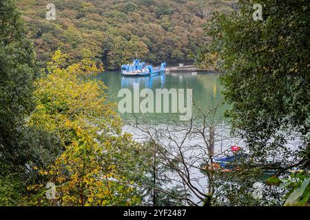 Prince Harry Ferry traversant la rivière FAL près de Truro, Cornouailles, Royaume-Uni le 23 octobre 2024 Banque D'Images