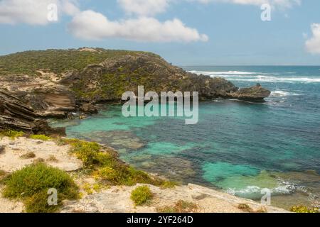 Cap Vlamingh, Rottnest Island, Australie occidentale, Australie Banque D'Images