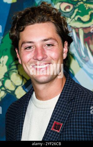 Londres, Royaume-Uni. 02 novembre 2024. Sam Brooks photographié au mur des médias pour la première britannique de Catch a Killer lors du Frightfest Halloween le samedi 2 novembre 2024 à ODEON luxe West End, Londres. Photo de Julie Edwards. Crédit : JEP Celebrity photos/Alamy Live News Banque D'Images