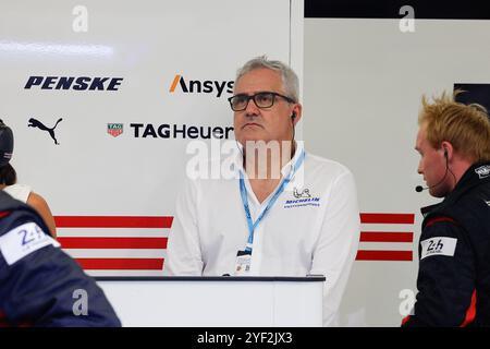 ALVES Pierre, manager de Motorsport Michelin, portrait, lors des 8 heures de Bahreïn 2024, 8ème manche du Championnat du monde d'Endurance FIA 2024, du 31 octobre au 2 novembre 2024 sur le circuit International de Bahreïn à Sakhir, Bahreïn - photo Frédéric le Floc'h / DPPI Banque D'Images