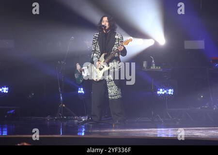 TAIPEI, CHINE - , 2 NOVEMBRE 2024 - les chanteurs assistent au 15ème Golden Music Creative Awards à Taipei, province de Taiwan, Chine, le soir du 2 novembre, Banque D'Images