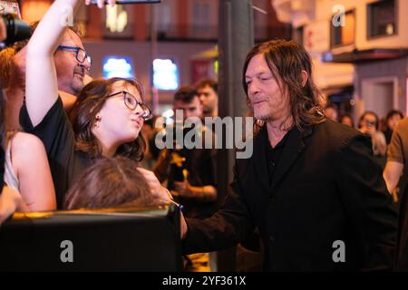 La première de 'The Walking Dead : Daryl Dixon' au Callao cienma le 02 octobre 2024 à Madrid, Espagne avec : Norman Reedus où : Madrid, Espagne quand : 02 Oct 2024 crédit : Oscar Gonzalez/WENN Banque D'Images