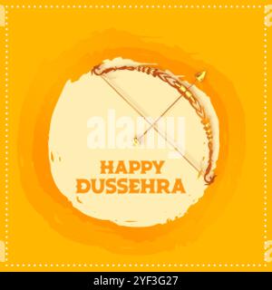 joyeux festival indien de dussehra souhaite carte design Illustration de Vecteur