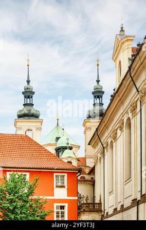 La cathédrale de Clément dans la vieille ville de Prague Banque D'Images