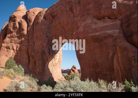 Paysage pittoresque dans le parc national des Arches Banque D'Images