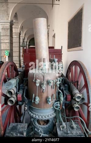 Galerie historique des pompiers, Naples. Banque D'Images