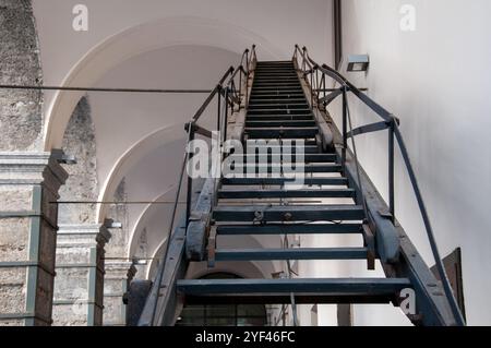 Galerie historique des pompiers, Naples. Banque D'Images