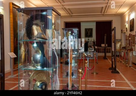 Galerie historique des pompiers, Naples. Banque D'Images