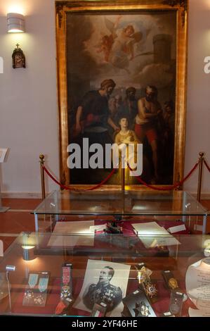 Galerie historique des pompiers, Naples. Banque D'Images